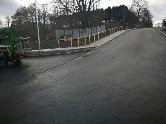 Kavalcova ulice - zobousměrnění včetně rekonstrukce lávky