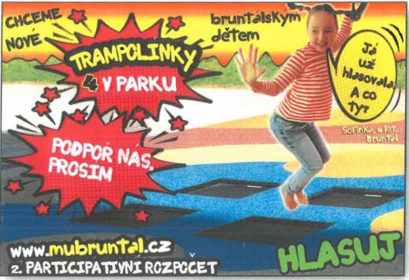 Trampolínky v parku