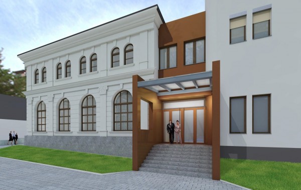 Městské divadlo Bruntál – rekonstrukce fasády